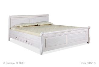 Кровать двуспальная Мальта-М 180 (с ящиками), Belfan
