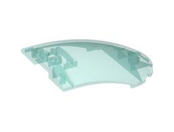 Windscreen 8 x 6 x 2 Curved, Trans-Light Blue (5274 6465637 6507855)