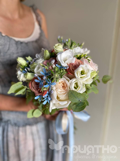 Букет невесты & Бутоньерка № 1310