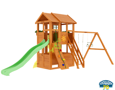 Детская площадка IgraGrad Клубный домик 2 с трубой