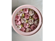 Шляпная коробка мини с зефирными тюльпанами