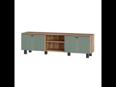 Олива Тумба под ТВ ТБ-09 Дуб каньон/MF12 эвкалипт софт Ш1602хВ484хГ376 мм