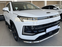 Защита переднего бампера d60 для Москвич 3 2023-