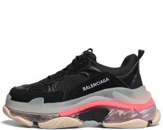 Кроссовки Balenciaga Triple S 2.0 Clear Sole Black White