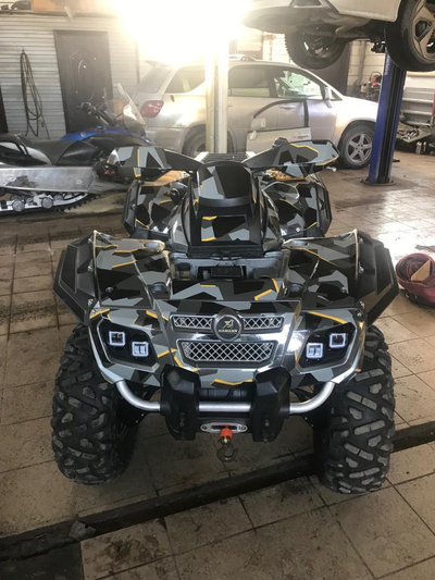 Наклейки на квадроцикл BRP Can-Am Outlander G1 400 800 MAX XT XT-P 2006 - 2012 №3404