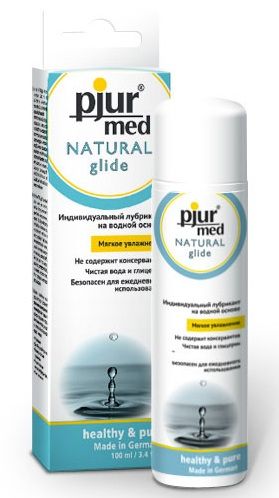 Нейтральный лубрикант на водной основе pjur MED Natural glide - 100 мл, Pjur, Германия