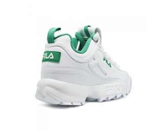 Женские кроссовки Fila Disruptor 2 Бело-Зеленые (36-40)