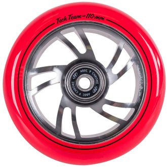 Купить колесо Tech Team Wind2 (Red) 100 для трюковых самокатов в Иркутске
