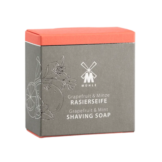 Твердое мыло для бритья Muehle, Грейпфрут и Мята, 65 гр