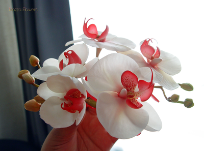 Заколка-краб с орхидеями "Баунти"