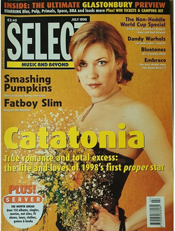 Select Magazine July 1998 Catatonia, Иностранные музыкальные журналы, Intpressshop