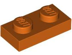 Plate 1 x 2, Reddish Orange (3023 / 6466720)