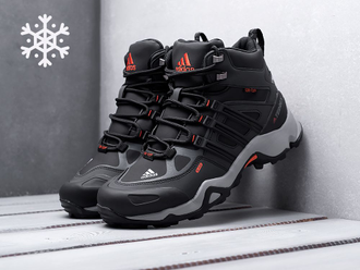Кроссовки Adidas Terrex Winter Зимние черно-оранжевые