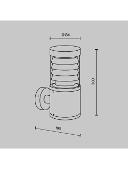 Настенный светильник (бра) Spir, O439WL-L12GF3K