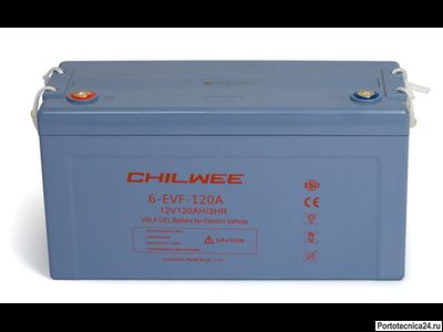Аккумуляторная батарея Chilwee 6-EVF-120 (12В-130А\ч С5) 407х170х216 д.ш.в.