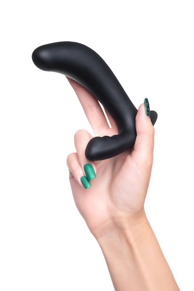 46460 Электростимулятор Mystim Twisting Tom, силикон, черный, 13 см