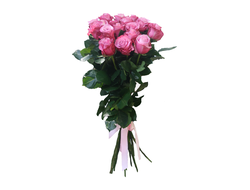 роза розовая 15 шт