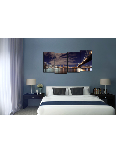 Модульная картина "Мостовые Нью-Йорка"