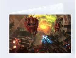 Обложка на студенческий билет Doom/ Дум №4