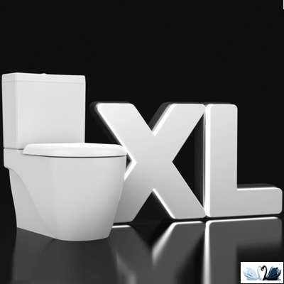 Унитаз Creavit Grande GR360-11CB00E-0000, в комплекте с бачком GR410.000, напольный приставной