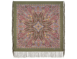 Павловопосадский платок Средь густых ветвей 1958-2