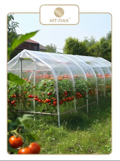 Пленка для парника и теплицы 4 м × 100 м 150 мкм 34 кг МТ-ПАК