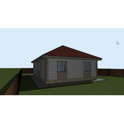 Одноэтажный дом с пятью спальнями 102м² (S33)