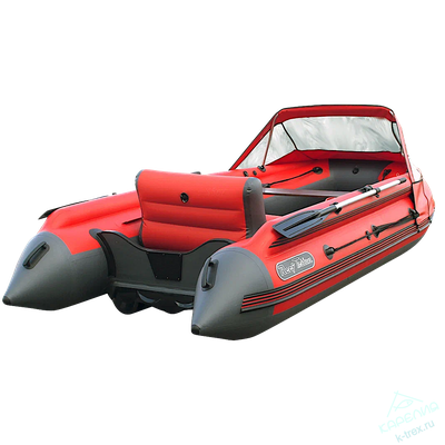 Лодка ПВХ Angler Reef Тритон 390FiНД с интегрированным фальшбортом