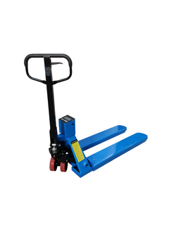 Тележка гидравлическая с весами 2500 кг 1150 мм полиуретановые колеса TOR CBY-CW2 (серия N)