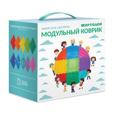 Модульный коврик ОРТОДОН, набор №10 «Ассорти»