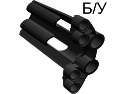 ! Б/У - Technic, Panel Fairing # 4 Large Long, Large Holes, Side B, Black (32189 / 4121672) - Б/У