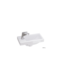 Раковина встраиваемая Cersanit COMO 40 50 60 70 80 100 см белая с отверстием