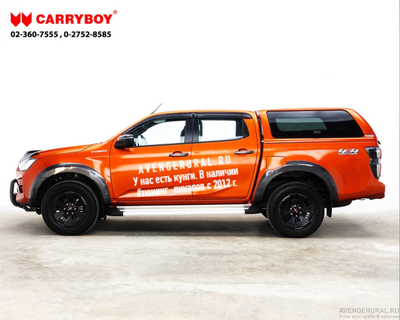 Кунг Carryboy SLR для Isuzu D-max 3-го поколения RG-01 2021+ в цвете 570 оранжевый металлик