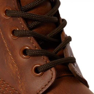 Зимние ботинки Dr. Martens 1460 с мехом коричневые (36-45)  в Калининграде