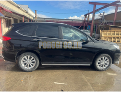 Защита штатного порога труба Папа Тюнинг d60 для HAVAL M6 2023-