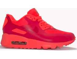 Nike Air Max 90 Hyperfuse красные с оранжевым (36-40) Арт. 008M