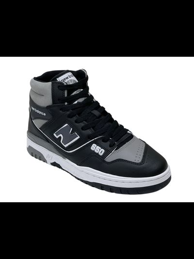 New Balance 650 Black Grey с мехом