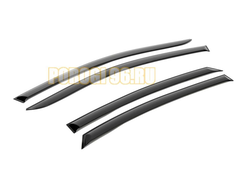 Дефлекторы окон AutoFlex, акрил для Hyundai Santa Fe 2018-