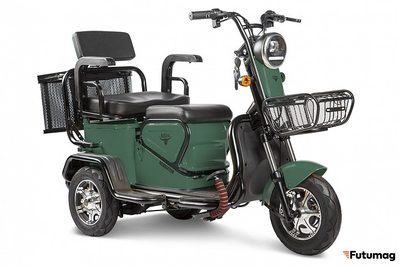 Трицикл Rutrike Навигатор зеленый
