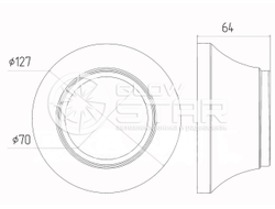Бленда (маска) для линз №39