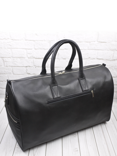 Кожаная дорожная сумка Caspoli Premium black (арт. 
4040-51)