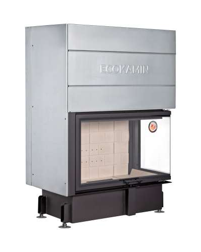 Каминная топка Дельта 1000 R два стекла принтинг правая, Экокамин (Россия)