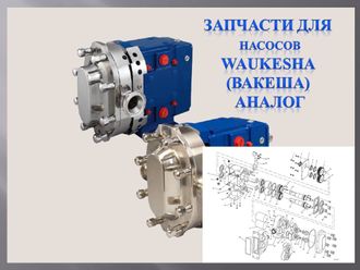 Запчасти для Роторно поршневых насосов  Waukesha (Вакеша) аналог, полная совместимость, производитель Швеция