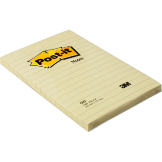 Блок-кубик Post-it 660, 102х152, желтый (100 л)
