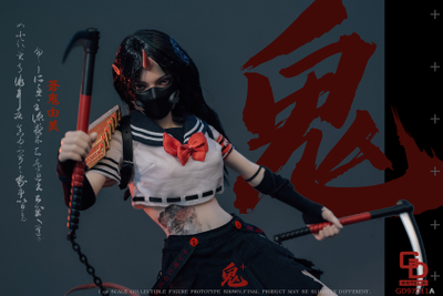 ПРЕДЗАКАЗ - Японская школьница-демон Юми - Коллекционная ФИГУРКА 1/6 scale Onihime Part 2 Yumi Souki (GD97011A) - GDTOYS  ?ЦЕНА: 23200 РУБ.?