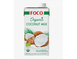 Органическое кокосовое молоко "FOCO" ORGANIC 500 мл, TetraPak