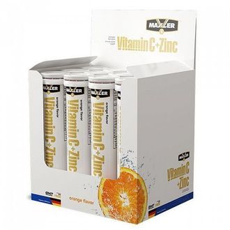 (Maxler) Vitamin C + Zinc Effervescent - (20 шипучих таблеток)