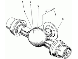 Ведущий мост 1784.h.20, 1786.h.20