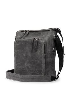 Маленькая сумка через плечо с увеличивающимся объемом B18008\grey