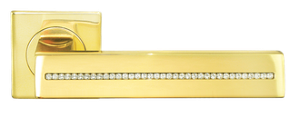 Дверные ручки Morelli Luxury DIADEMA S1 OSA Цвет - Матовое золото